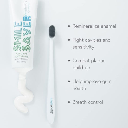Close-up of concentrated toothpaste paste texture