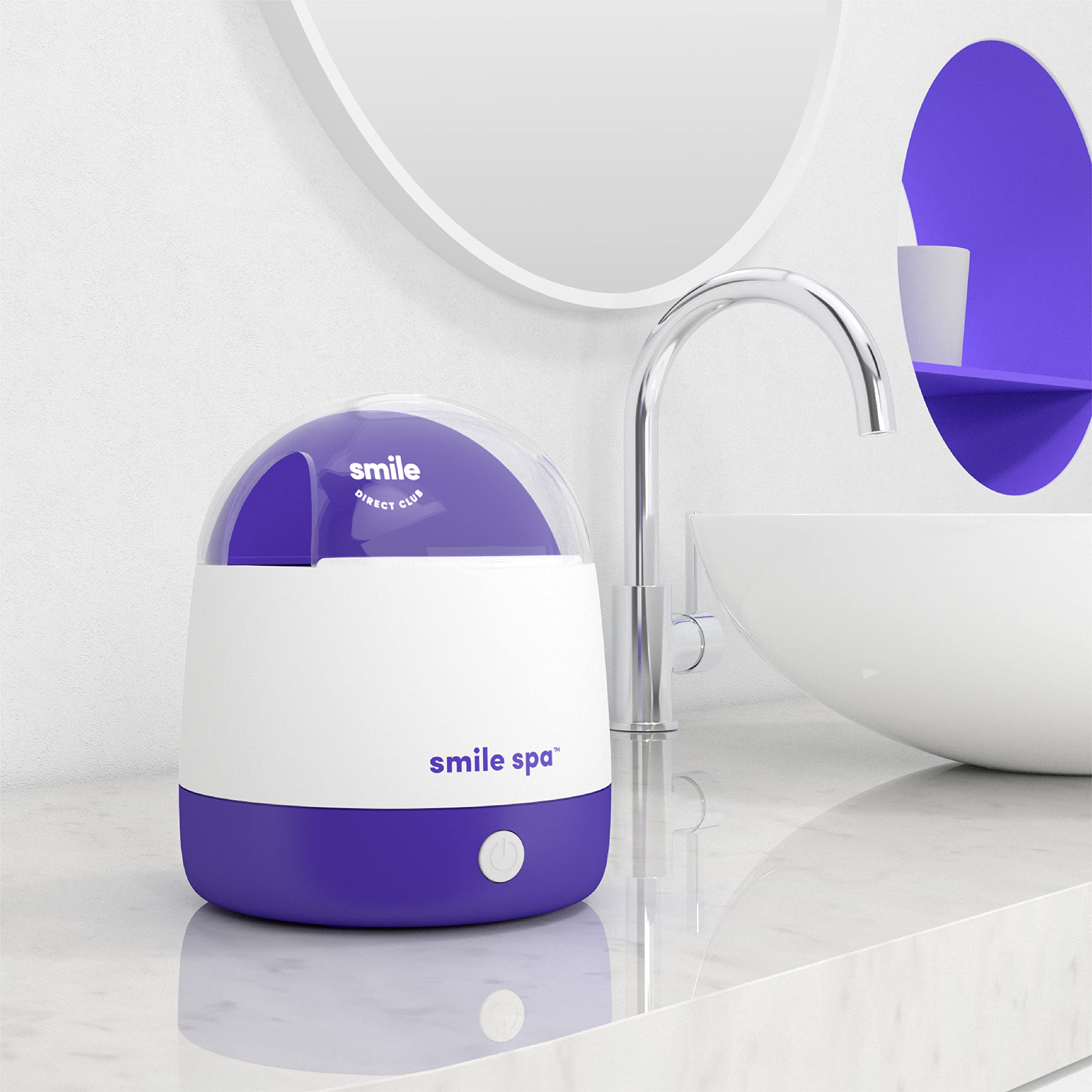 Compact countertop design of the Smile Spa cleaner