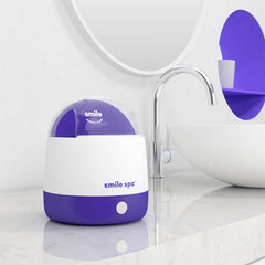 Compact countertop design of the Smile Spa cleaner