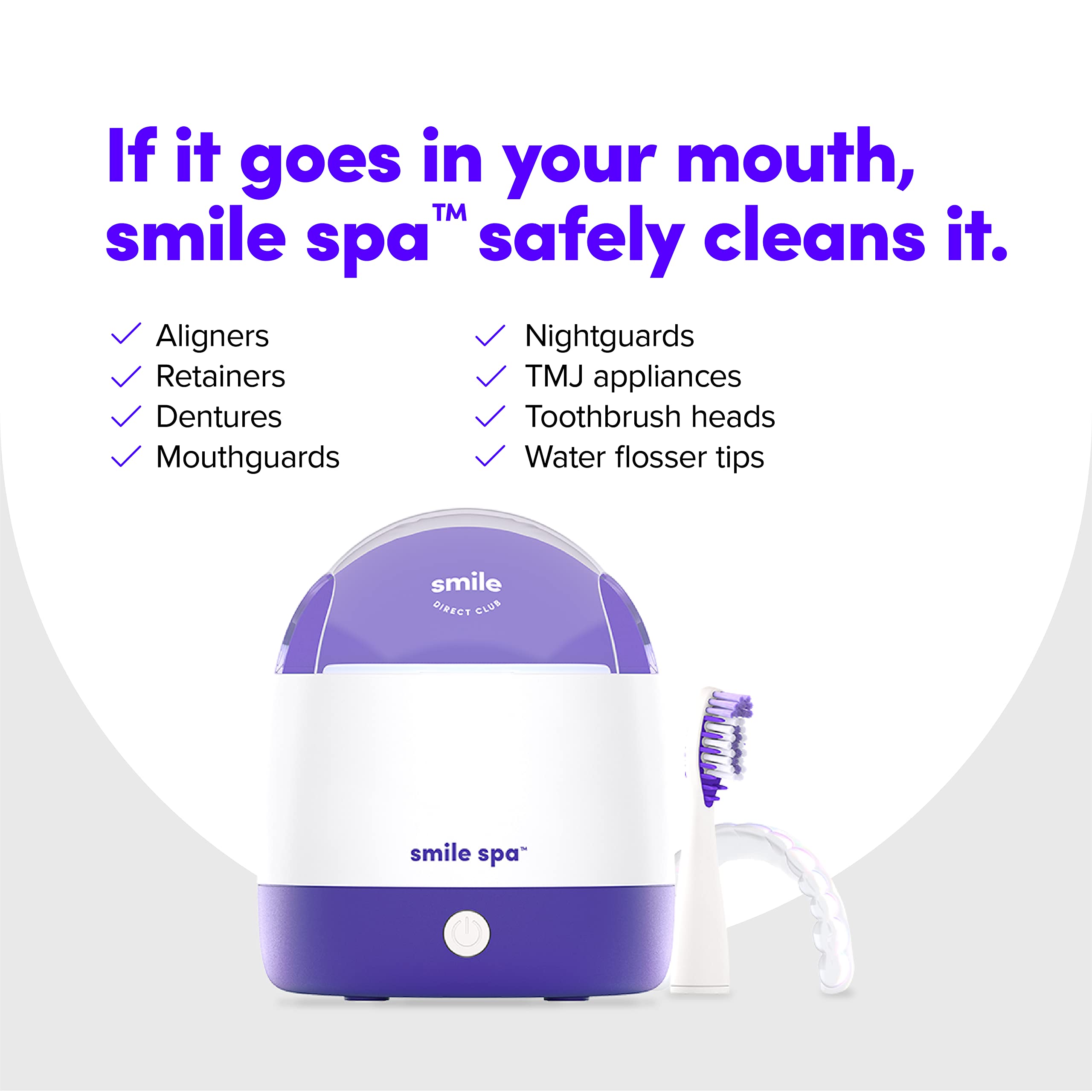 Fresh, clean dental gear ready for wear with Smile Spa