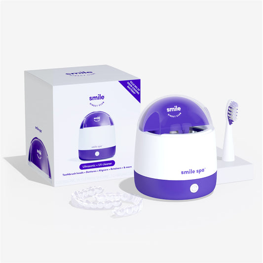 UV sanitization for toothbrush heads using Smile Spa