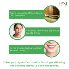 Fresh breath after using Smile Tantra Oil