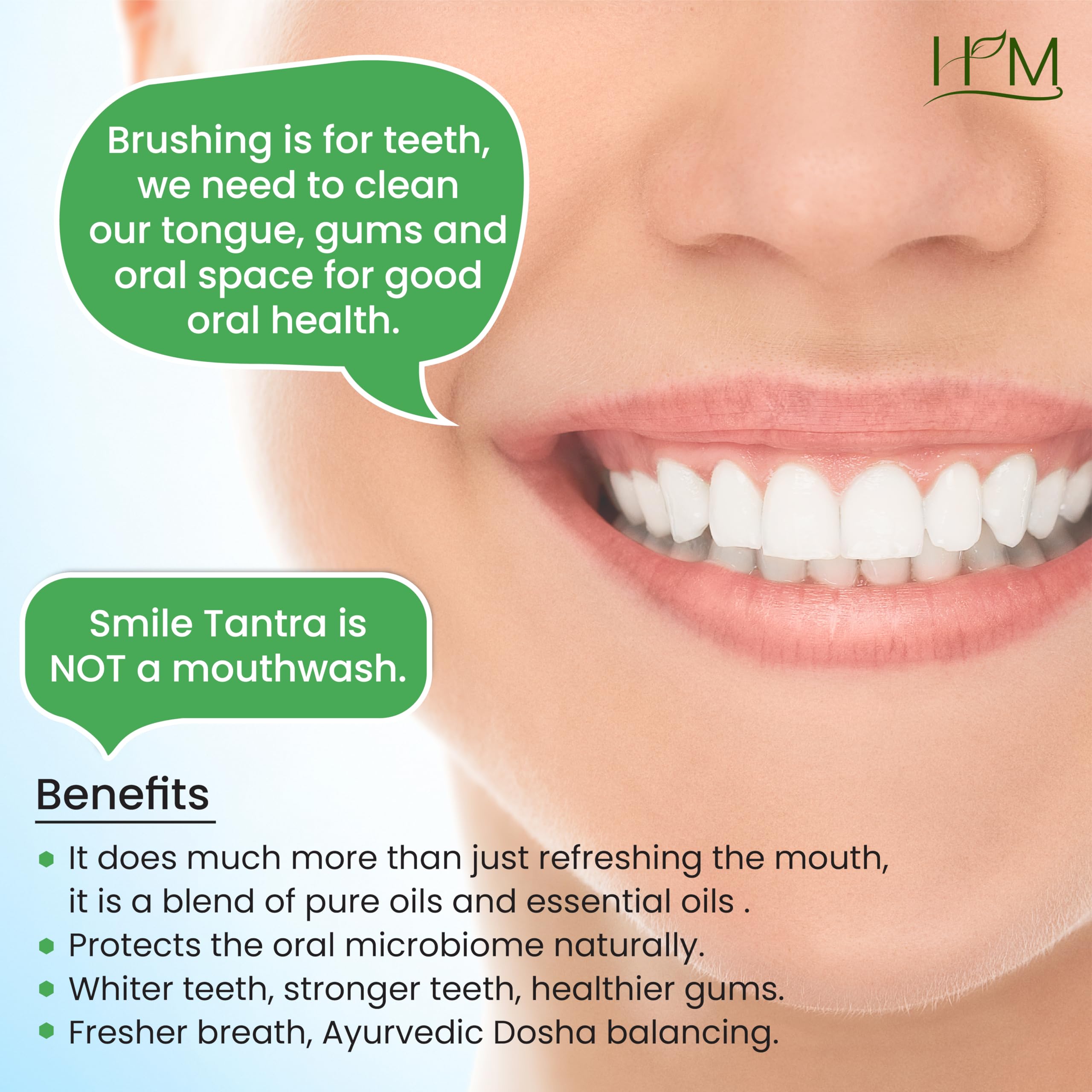 Gum care and overall oral health support