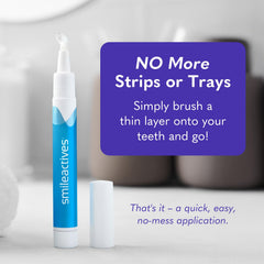 Travel-size Smileactives whitening kit packaging