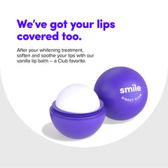 Contents of the SmileDirectClub whitening kit laid out