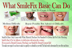 SmileFix Basic kit contents laid out