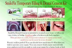 Close-up of SmileFix kit contents for temporary dental repairs - image 02