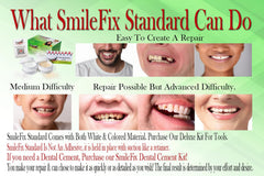Color-matching beads for natural tooth color blending