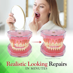 Beads molded for dental repair at high temperature