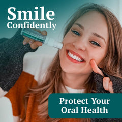 Smilesaver denture cleaner bottle