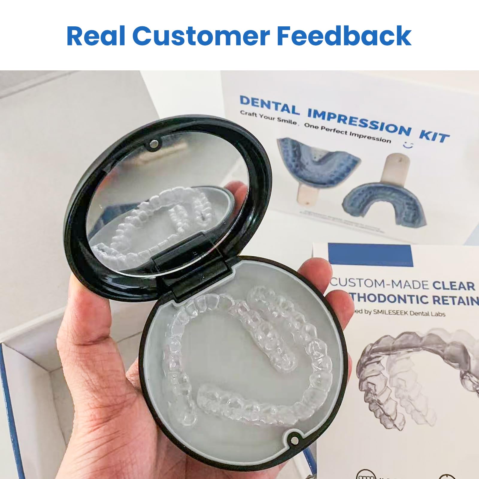 Clear retainer showing thickness option 2mm