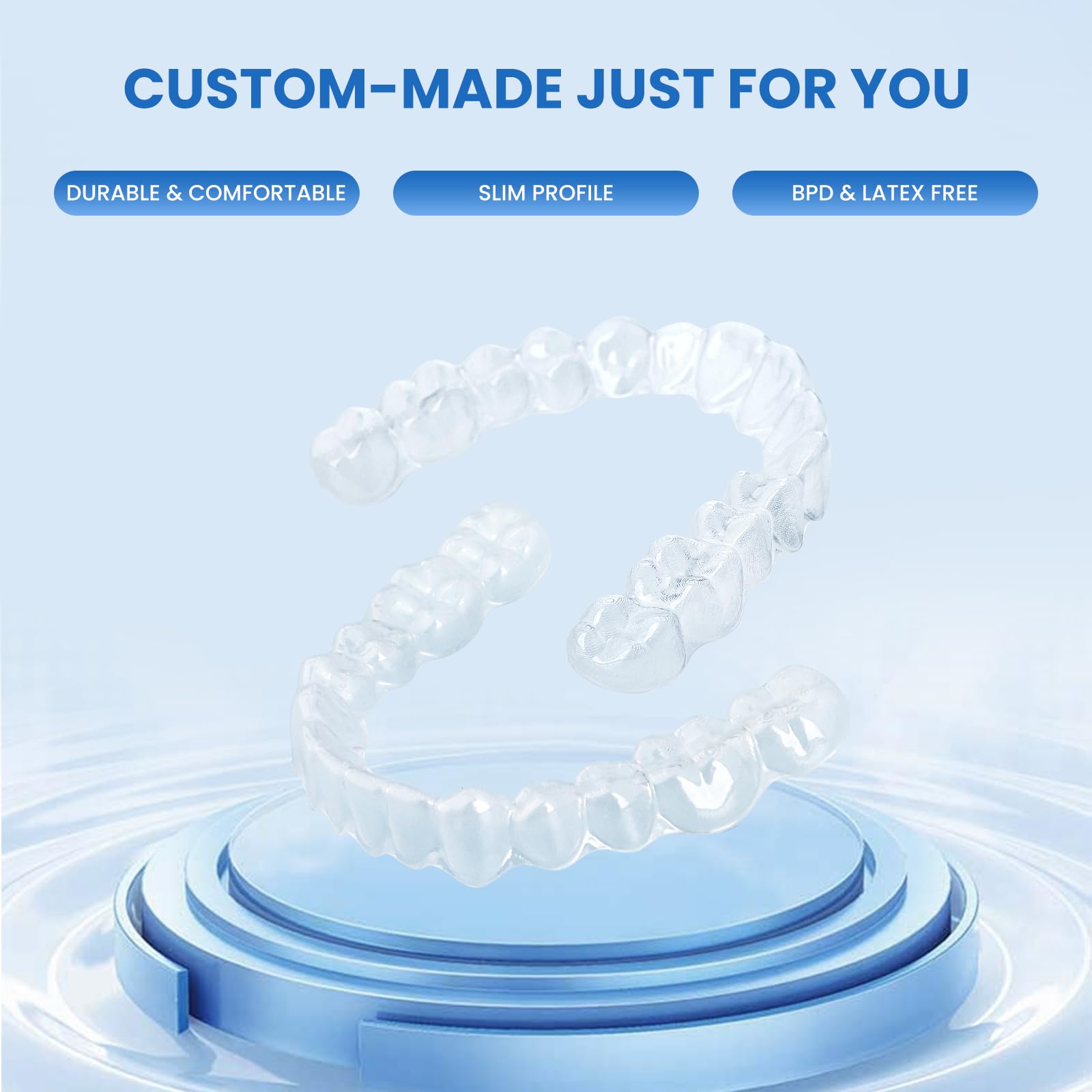 Retainer set with storage for dental mold data