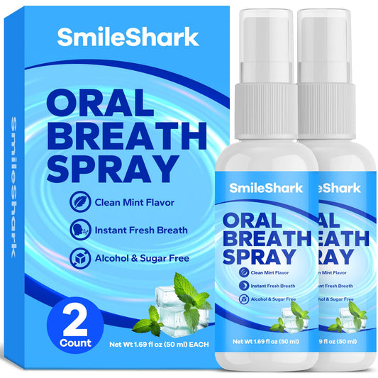 SmileShark Fresh Breath Spray 2-Pack – front view
