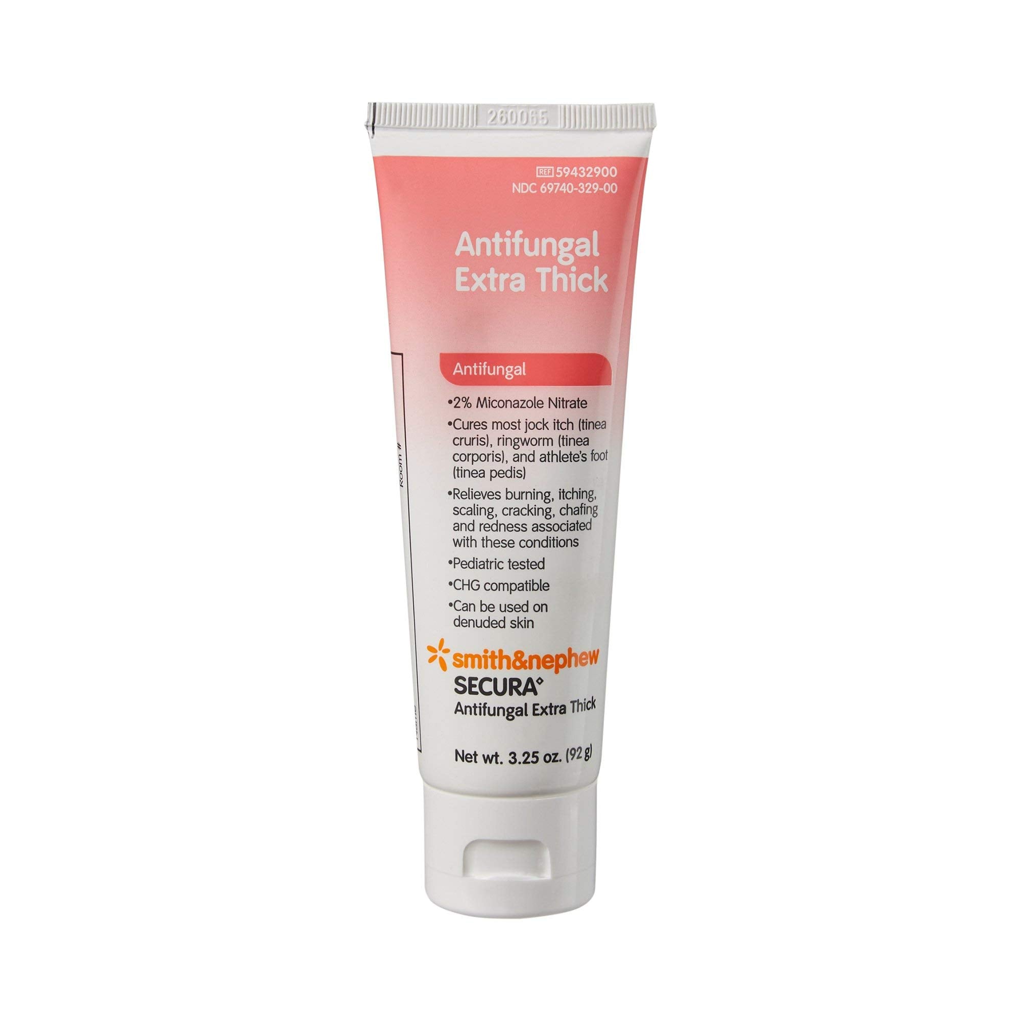 Smith & Nephew Secura 2% Miconazole tube closeup illustrating antifungal treatment option