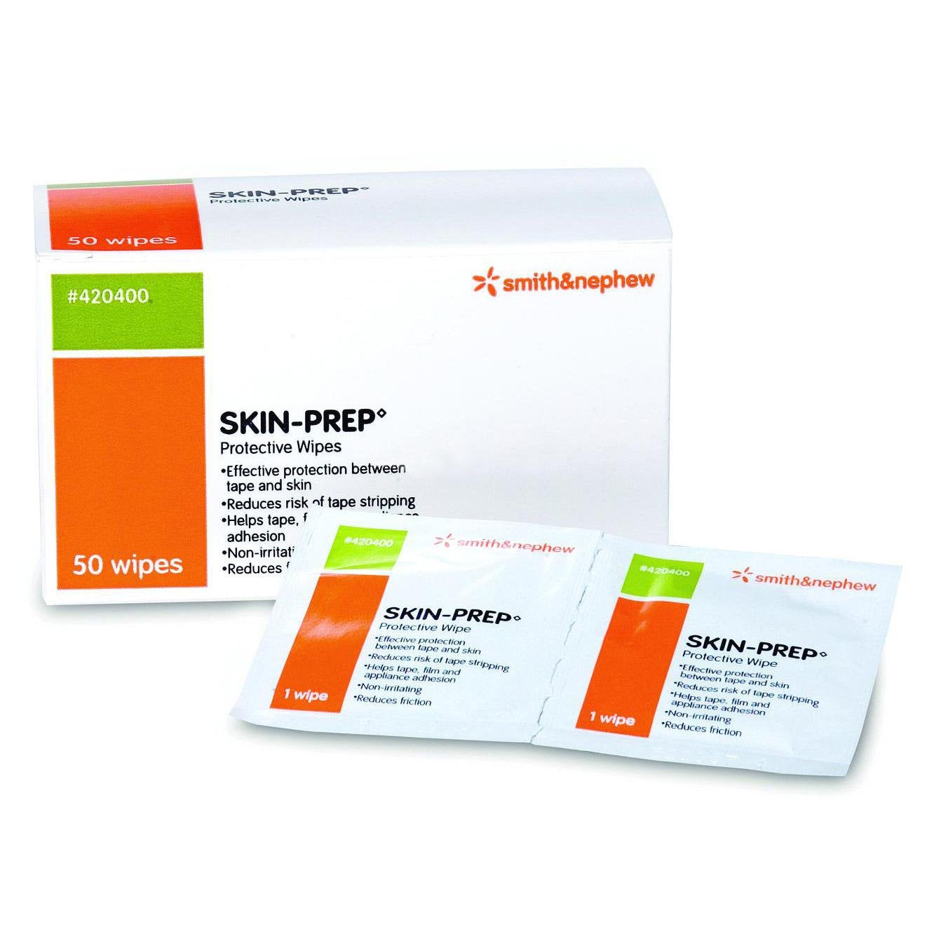 Smith & Nephew Skin-Prep Protective Barrier Wipe protects delicate skin and supports better tape adhesion