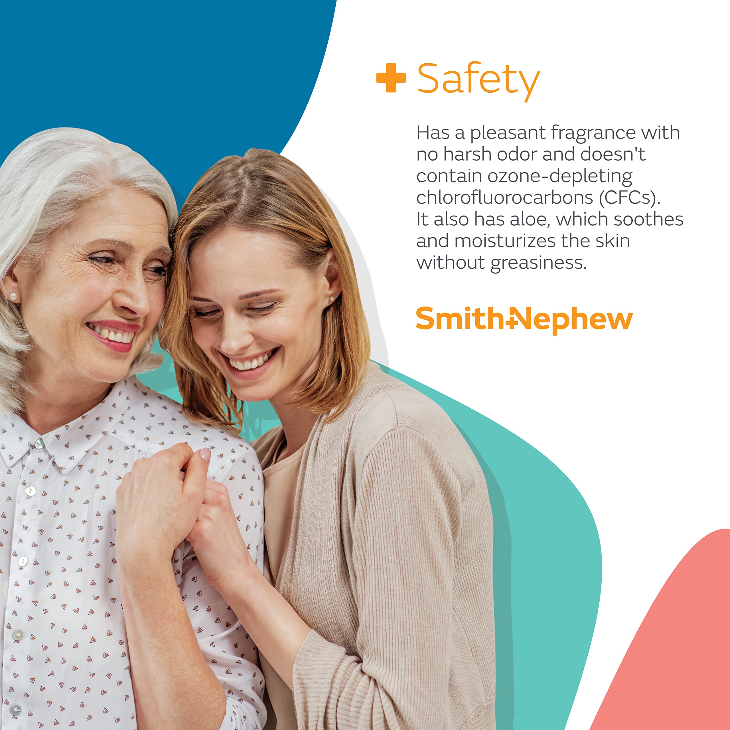 Smith & Nephew UNI-SOLVE edge-use demonstration showing how to apply at adhesive edge.