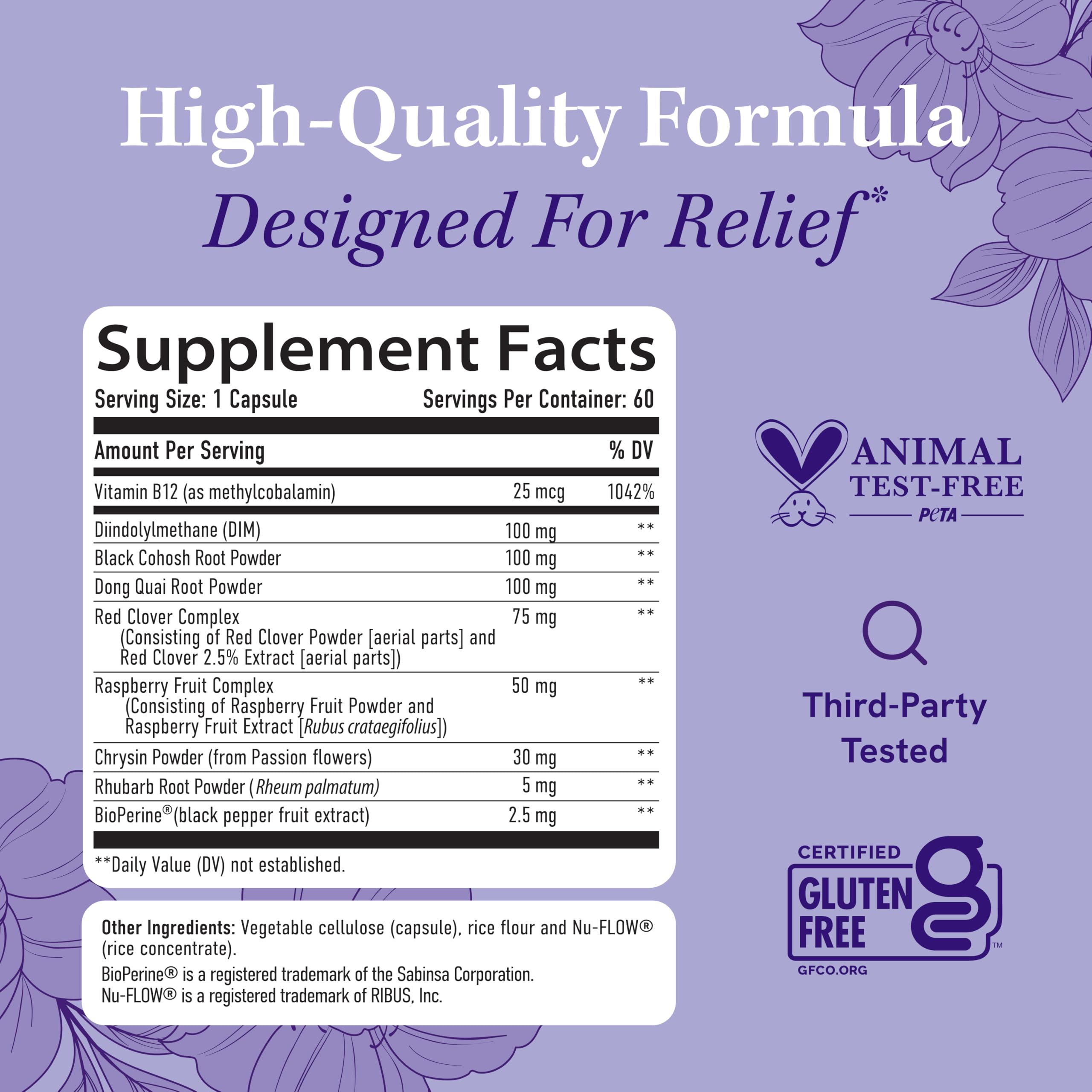 SMNutrition DIM tablets illustrate a blend for hormone balance and daily vitality.