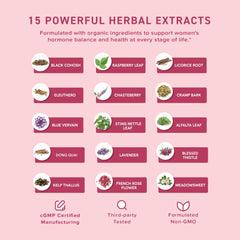 SMNutrition Hormone Balance Liquid Drops dong quai roots signal herbal hormonal balance.