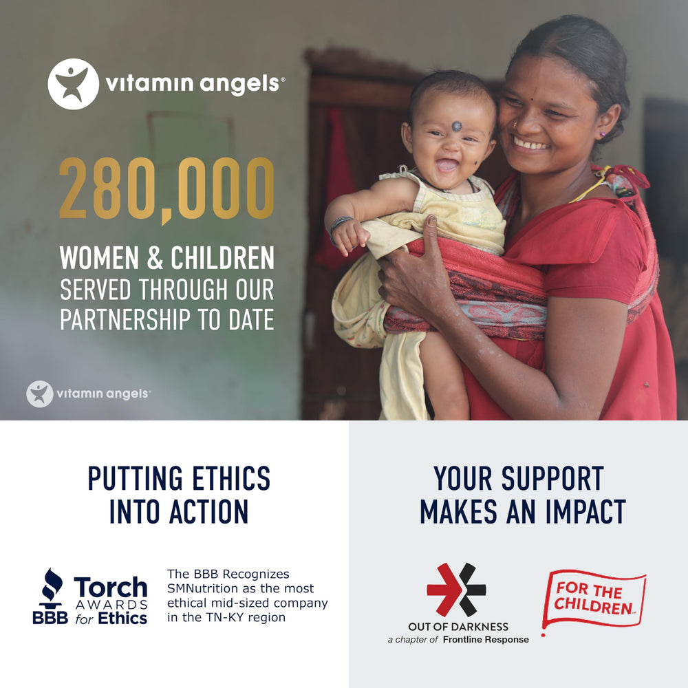 SMNutrition Hormone Balance Liquid Drops closeup of herbal blend communicates vegan, alcohol-free formula.