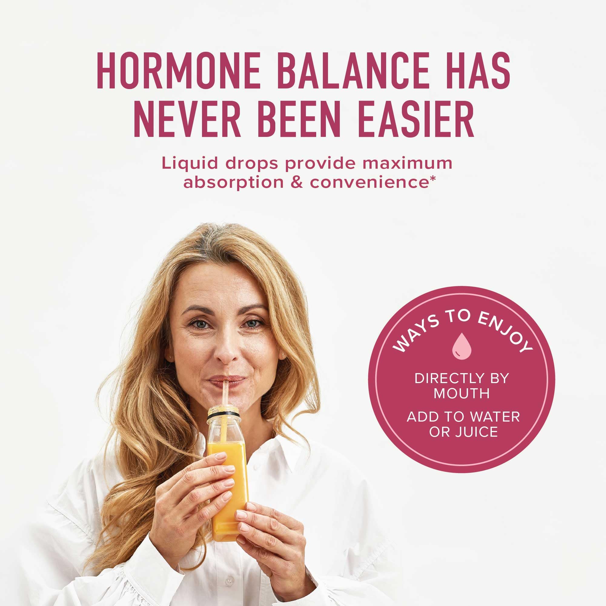 SMNutrition Hormone Balance Liquid Drops red raspberry leaf reveals comprehensive herbal blend.