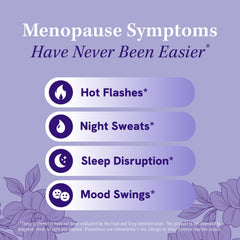 SMNutrition Menopause Support bottle pour depicts easy dosing for a daily routine.