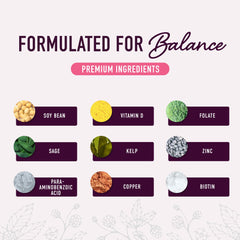 SMNutrition Menopause Support Gummies Biotin PABA close-up for hair and nails health.