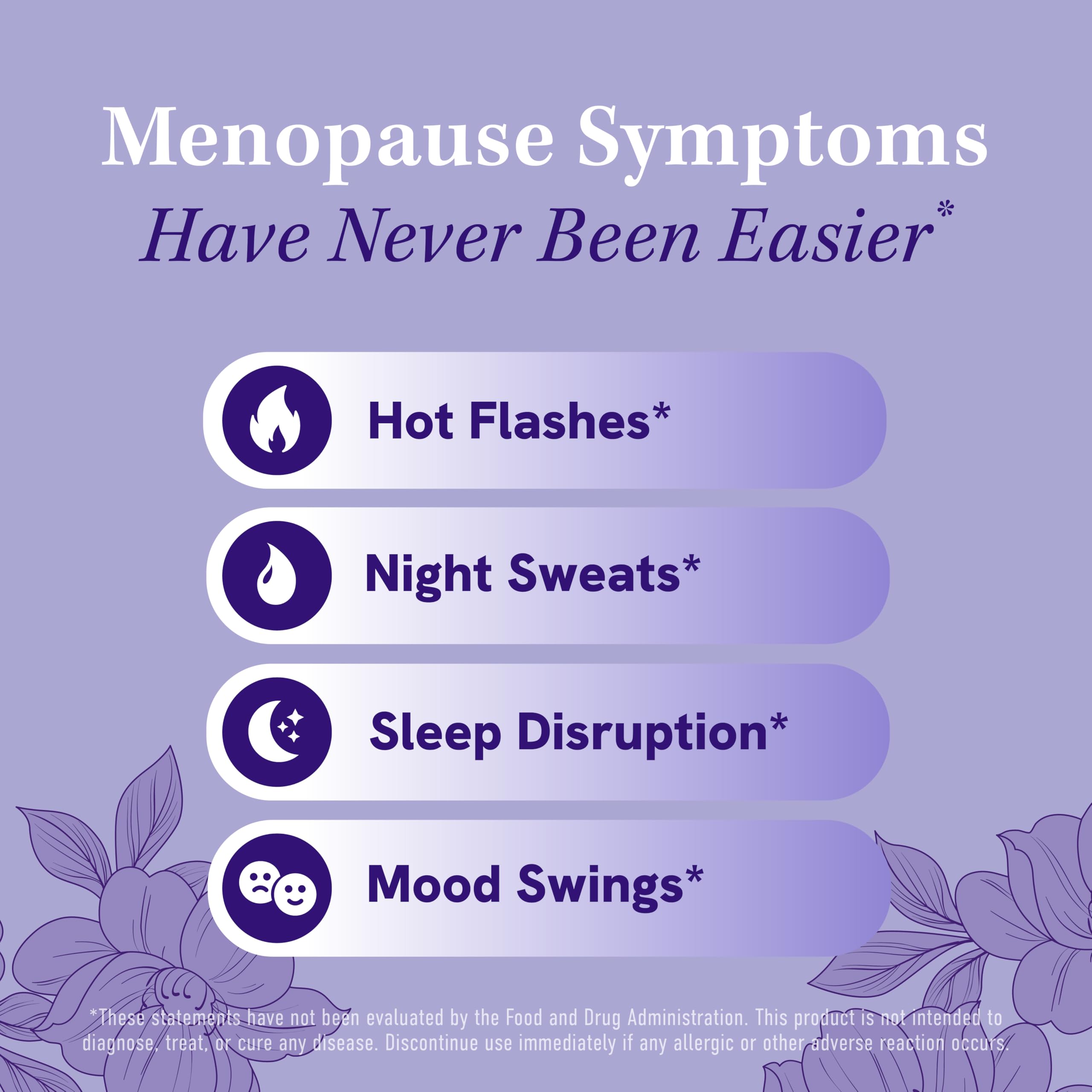 SMNutrition Menopause Support pills ready for daily use to support hot flashes and night sweats.