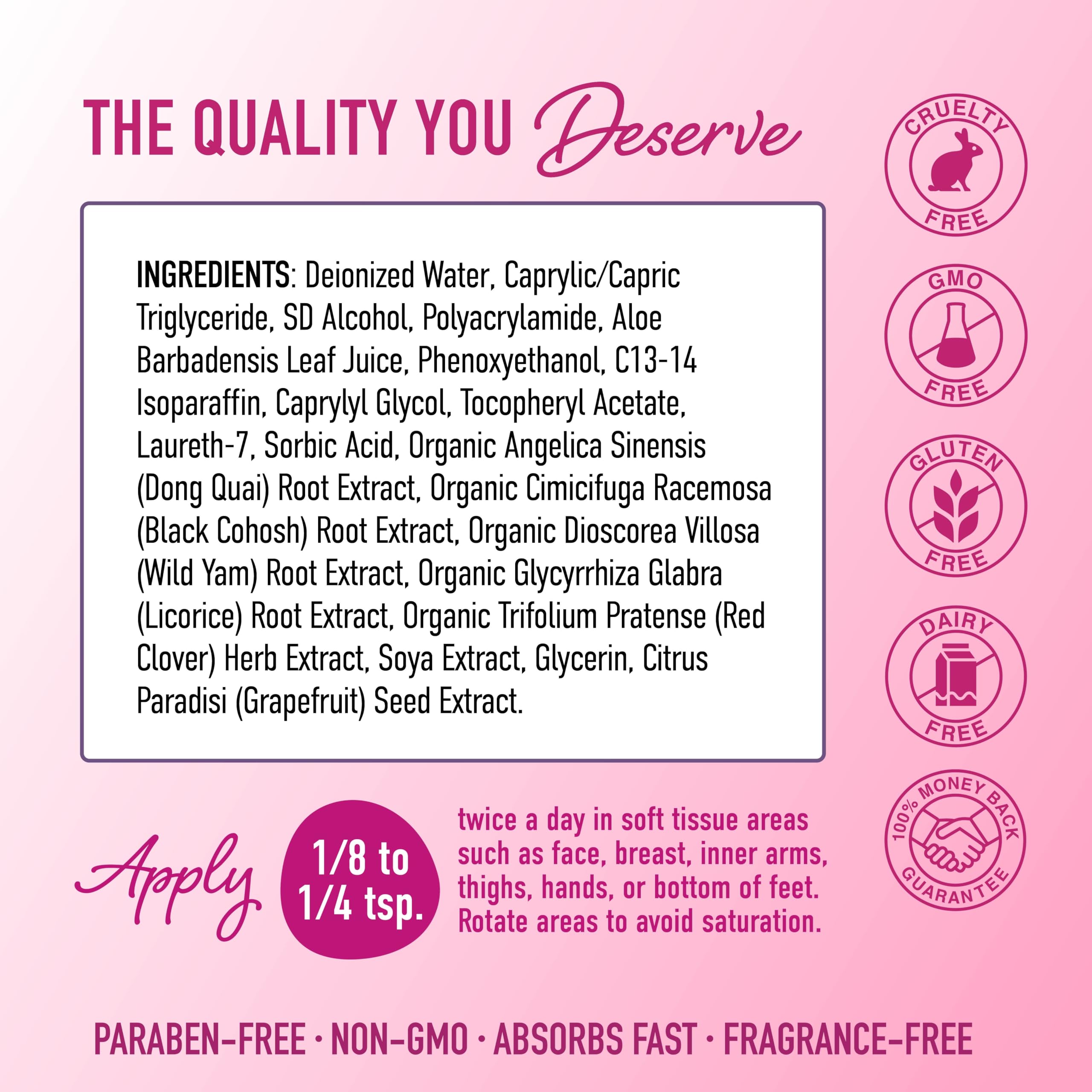 SMNutrition Phyto Estrogen Cream pump shown for easy daily use