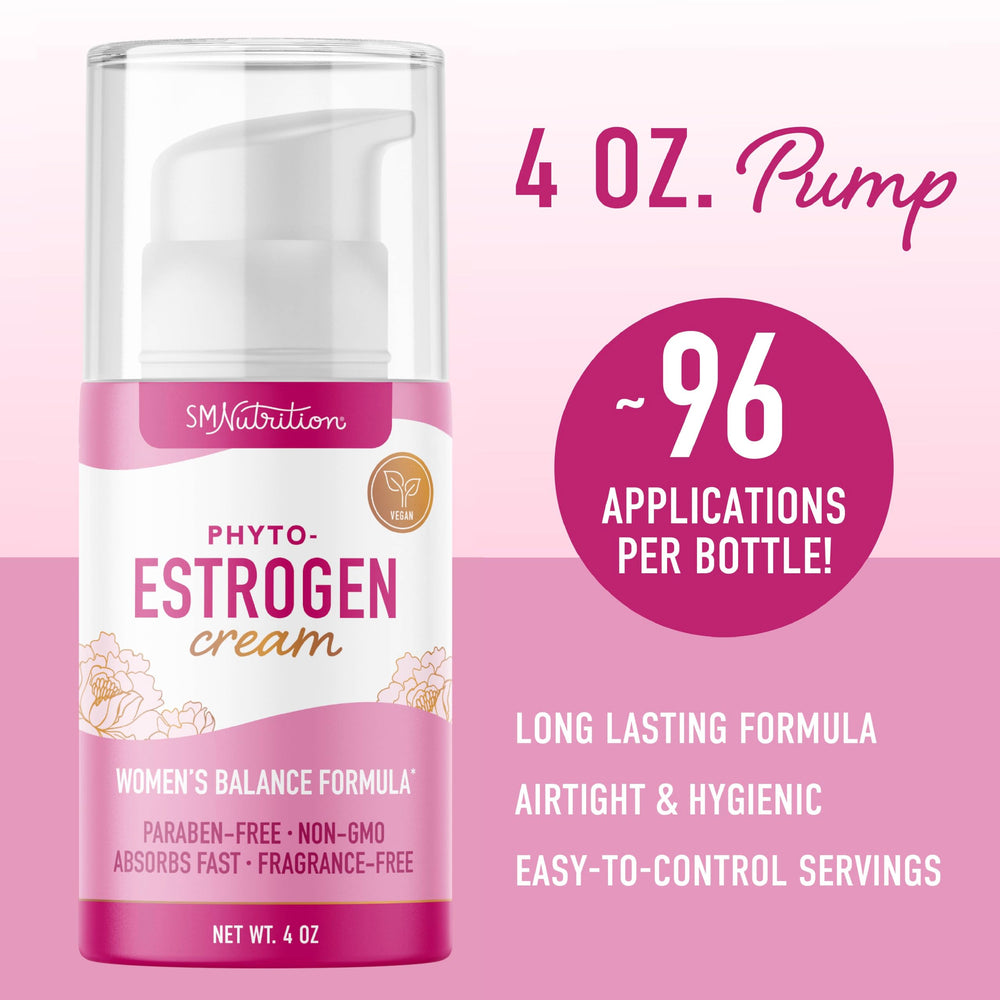 SMNutrition Phyto Estrogen Cream vegan and paraben-free non-GMO dairy-free