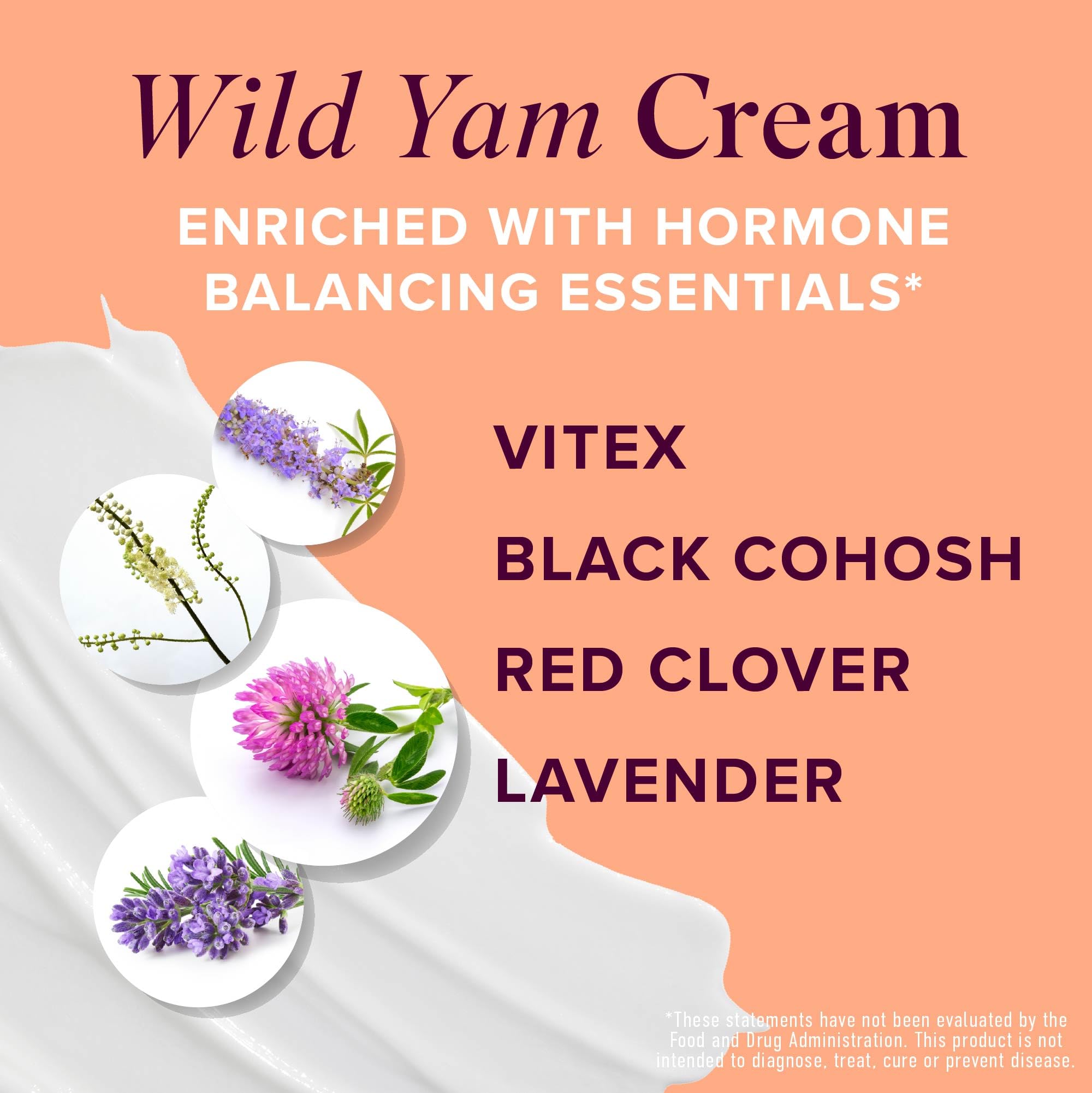 SMNutrition Wild Yam Creme spread on skin shows quick absorption and hydration