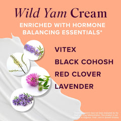 SMNutrition Wild Yam Creme spread on skin shows quick absorption and hydration