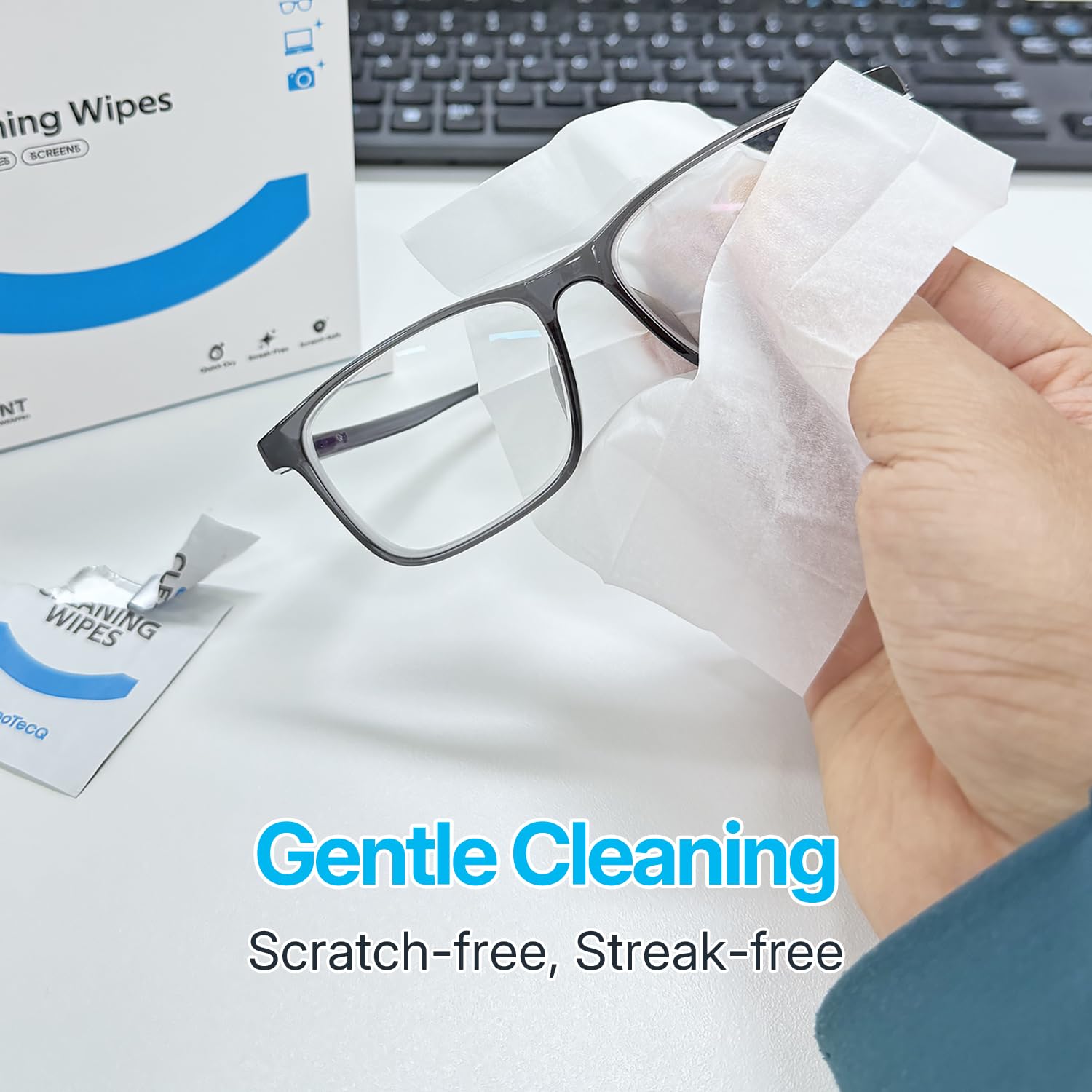 Individually wrapped wipes for hygiene and freshness