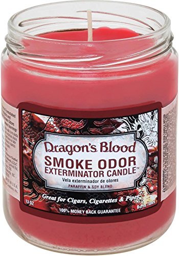 Dragon's Blood Smoke Odor Exterminator Candle — 13oz Jar