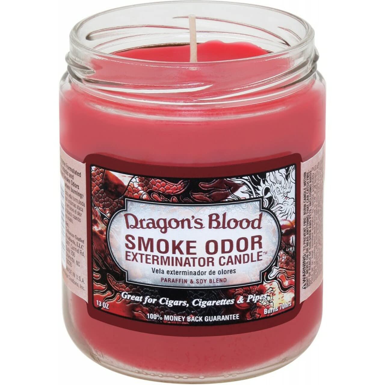 Dragon's Blood Smoke Odor Exterminator 13 oz Jar Candle - 3-Pack