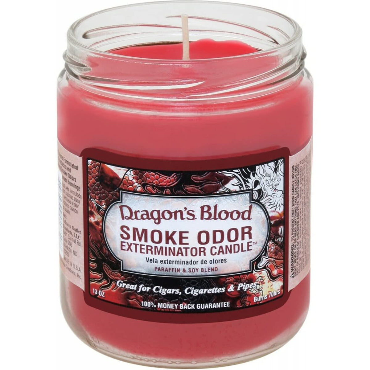 Dragon's Blood Smoke Odor Exterminator 13 oz Jar Candle - 3-Pack