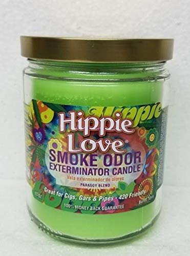 Hippie Love 13 oz jar candle – side view