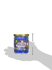 Close-up of Smoke Odor Exterminator candle jar, Made in USA