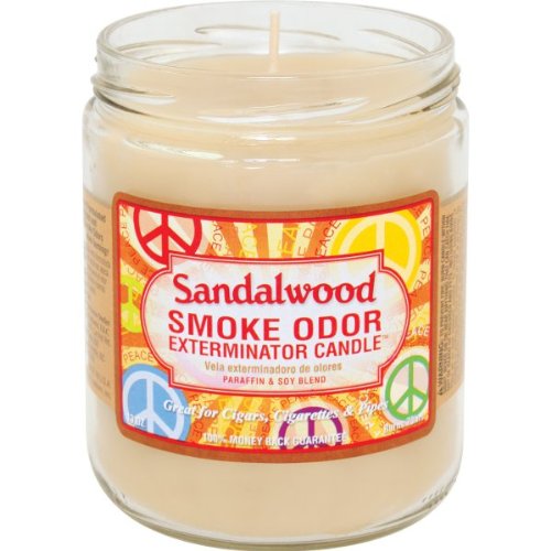 Smoke Odor Exterminator 13 oz Jar Candle in Sandalwood
