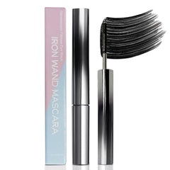 Smoke Whisper Iron Wand Mascara bottle close-up with glossy packaging and elegant design