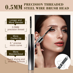 Smoke Whisper lashes showing noticeable length and volume
