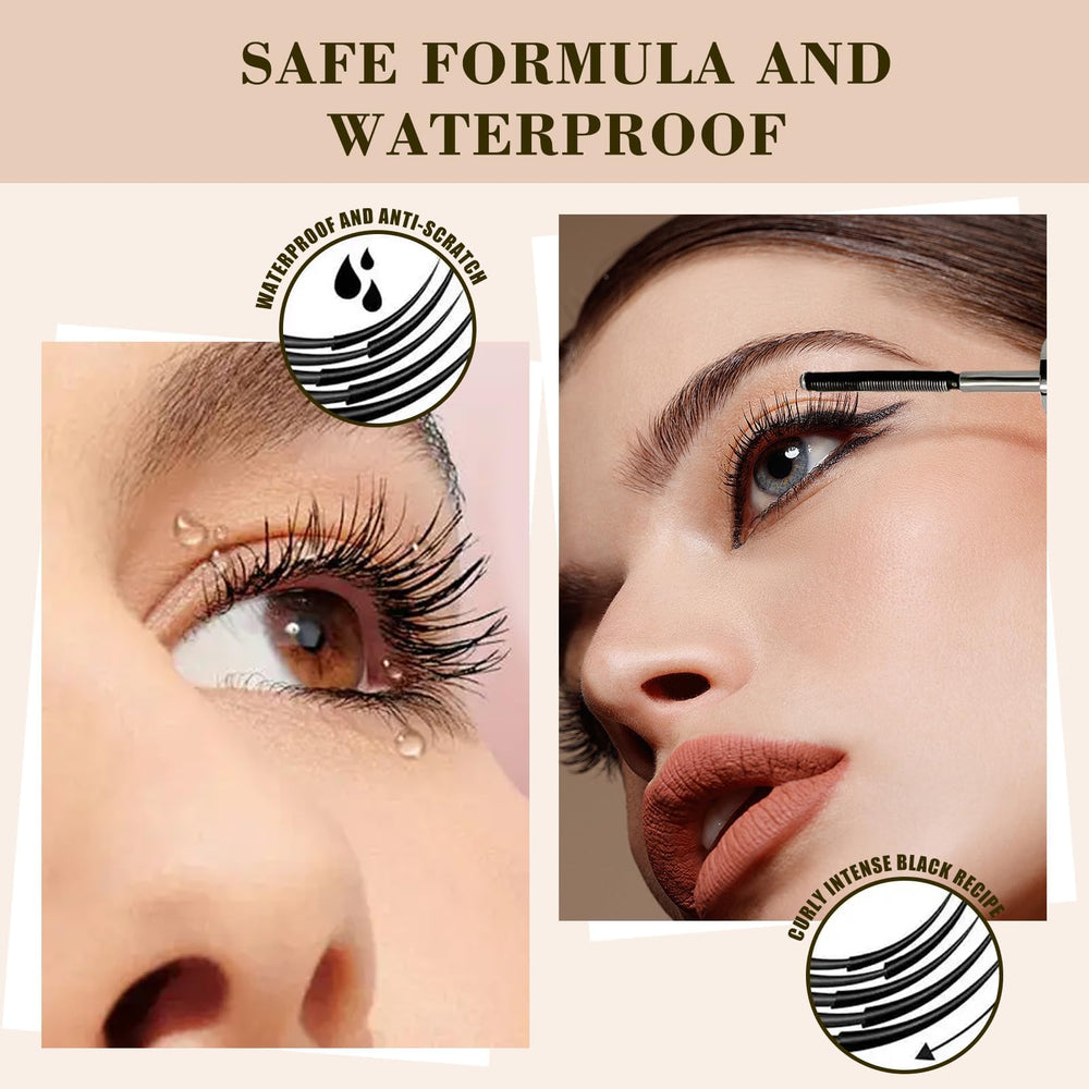 Smoke Whisper waterproof mascara on lashes delivering dramatic look