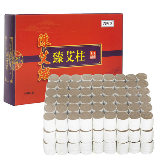 Thickened copper moxa box with inner holder for small moxa strips