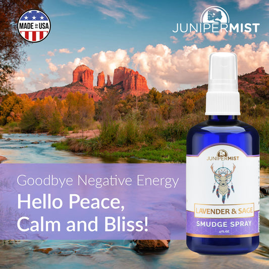 Smokeless sage mist for energy cleansing