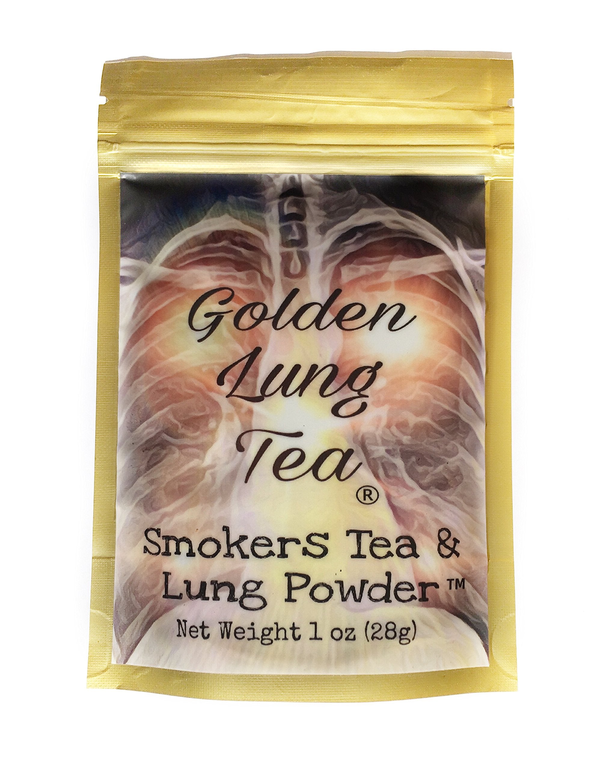 Packaging of Smokers Tea & Lung Powder in a lightweight, bagless eco-friendly container