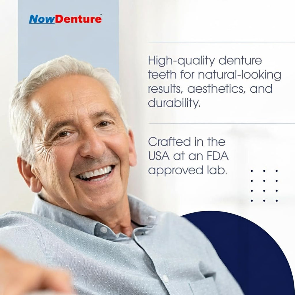 Smooth palate design on Heat and Fit NowDenture