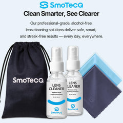 SmoTecQ cleaner being used on smartphone screens