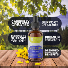 Product packaging with 4 oz bottle and dropper