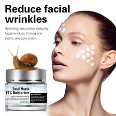 Label detail showing 92% snail mucin filtrate content