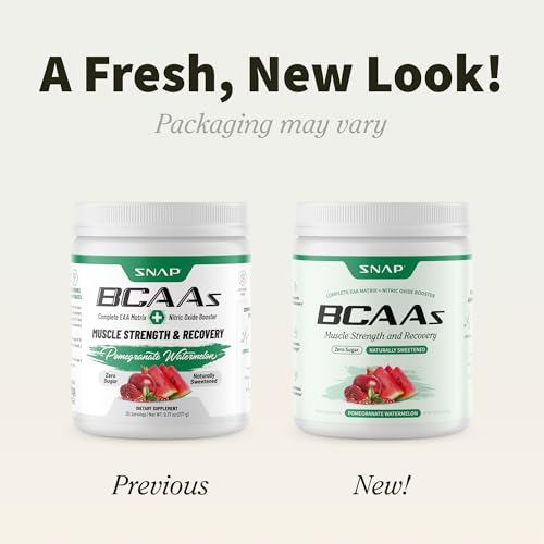 Scooper of Snap BCAA Powder Watermelon flavor