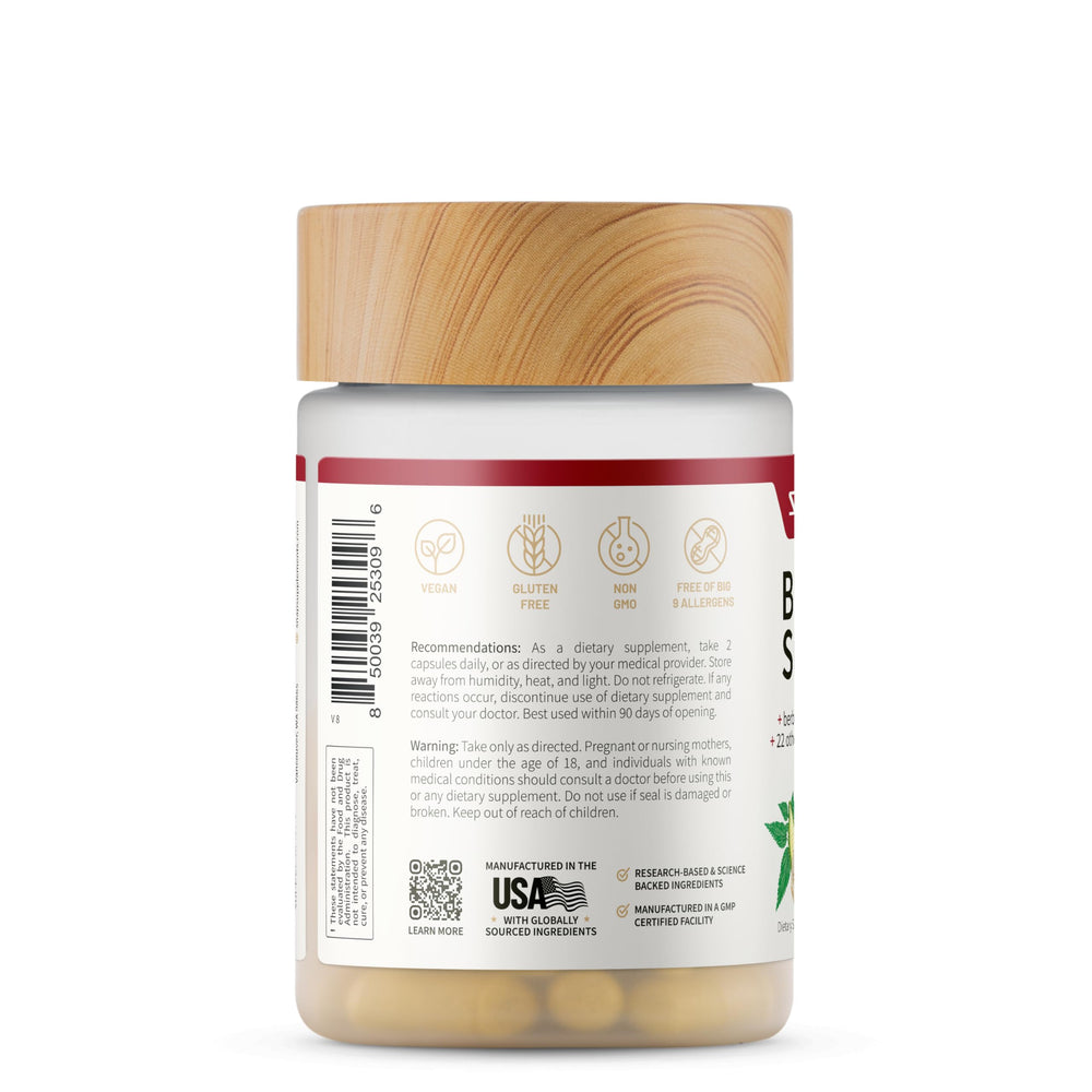 Packaging with health benefit icons